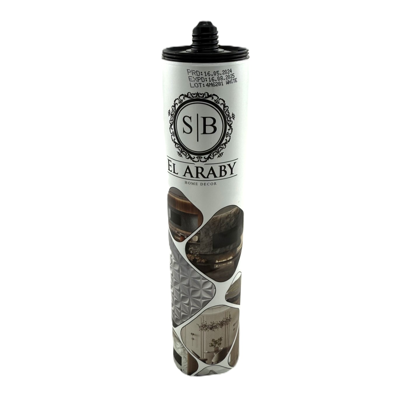 ARABY SİLİKONİZE MASTİK BEYAZ 500GR (24)